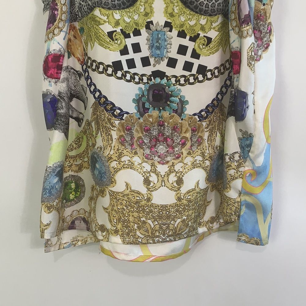 Tibi Multi Print With Leopard Tank Top - image 4